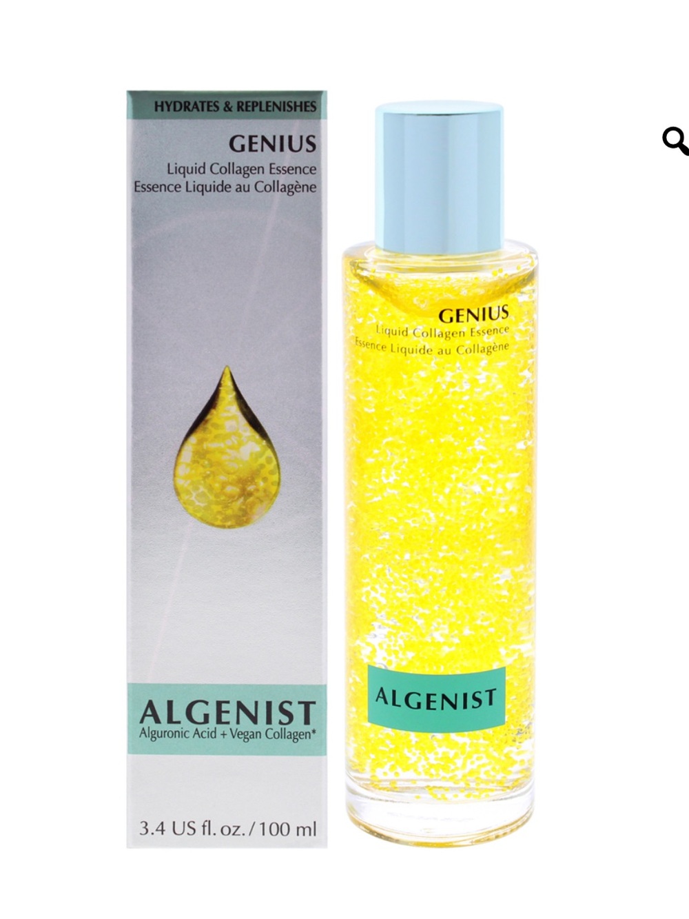 Algenist Genius Liquid Collagen Essence Bottle 3.4 oz 100 ml